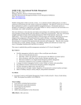 IEF 213 - Portfolio Management