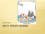 Unit 8 Specific injuries