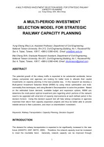 a multi-period investment selection model for strategic