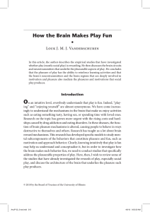 How the Brain Makes Play Fun