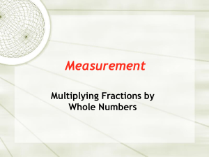 Multiplying Fractions by a Whole Number.ppt