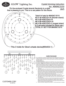 This 3 holds for Glow`s shade device(#Sh003-1)