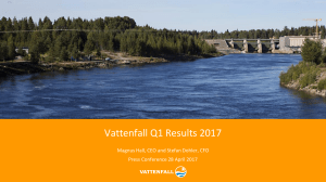 Vattenfall Full year 2016 results