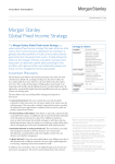 Morgan Stanley Global Fixed Income Strategy