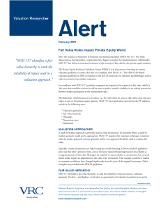 “SFAS 157 identifies a fair value hierarchy to rank the reliability of