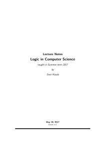 Logic in Computer Science