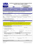 FMLA Physician Certification Form