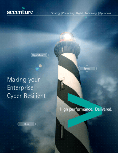 Making your Enterprise Cyber Resilient