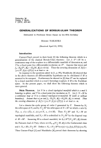 generalizations of borsuk-ulam theorem