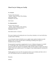 Use Facility Letter - MediLink Consulting Group