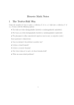 Discrete Math Notes 1 The Twelve-Fold Way