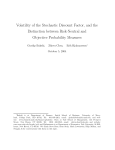 Volatility of the Stochastic Discount Factor, and the