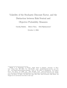 Volatility of the Stochastic Discount Factor, and the
