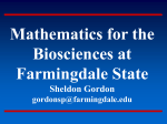 Mathematics for Biology - Farmingdale State College