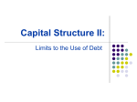 Capital Structure II: