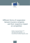 between insurance companies Different forms of cooperation and