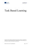TBL Methodology-“ What is Task Based Learning”