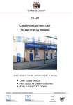 TO LET CREATIVE INDUSTRIES UNIT 104 sqm