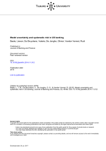 Tilburg University Model uncertainty and