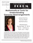 Mathematical Tools for Understanding Genome Rearrangements