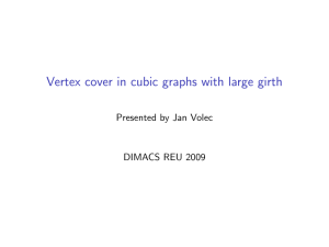 Vertex cover in cubic graphs with large girth