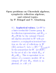 Open problems on Cherednik algebras, symplectic reflection