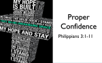 Proper Confidence - Belton Church of Christ