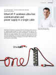 One Cable Automation – the path to plug-and