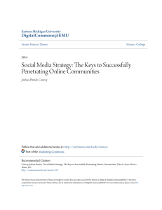 Social Media Strategy - Digital Commons @ EMU