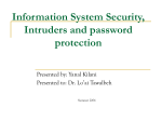 Intruders and password protection