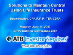Dawn Hawley - Insurance Trusts