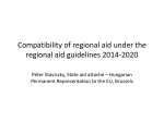 Compatibility of regional aid under the regional aid guidelines 2014