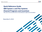 Quick Reference Guide IBM System x and Flex Systems