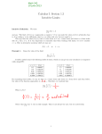 Calculus I: Section 1.3 Intuitive Limits