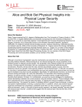 Alice and Bob Get Physical: Insights into Physical Layer Security