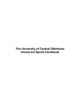 The University of Central Oklahoma Intramural Sports