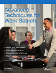 Advanced Techniques for Work Search - ALIS