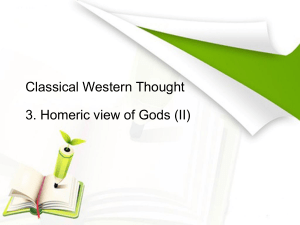 Western Classical Thought and Culture