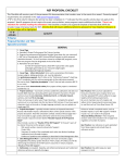 NSF Proposal Checklist