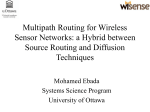 WiSense Seminar #49 M. Ebada, Multipath Routing for Wireless