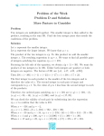 Problem of the Week Problem D and Solution More Factors to