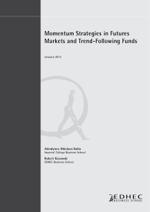 Momentum Strategies in Futures Markets and Trend