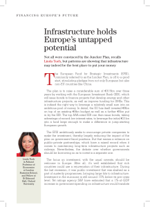 Infrastructure holds Europe`s untapped potential