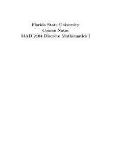 MAD2104 Course Notes - FSU Math