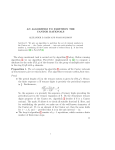 AN ALGORITHM TO PARTITION THE CANTOR RATIONALS The