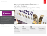 Monarch Airlines takes off with smarter marketing strategies.