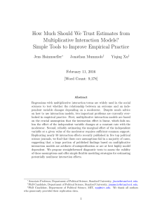 How Much Should We Trust Estimates from Multiplicative Interaction