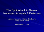 How the Sybil Attack can be used in wireless sensor