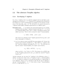 2.2 The abstract Toeplitz algebra