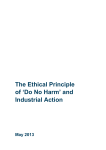 `Do No Harm` and Industrial Action